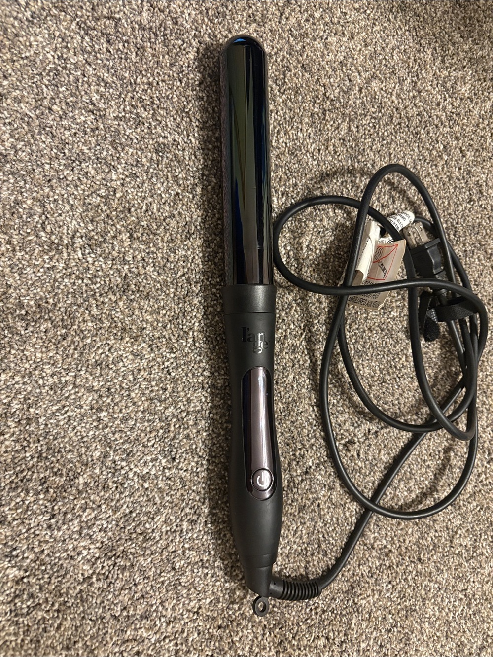 Lange Black Hair Styling Wand